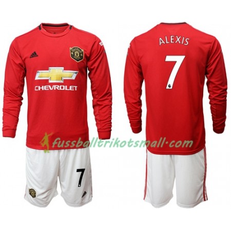 Fußballtrikots Manchester United Alexis 7 Kinder 2019-2020 Langarm Heimtrikotsatz kaufen